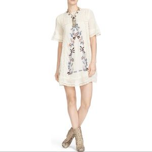 Free People White Perfectly Victorian Dress